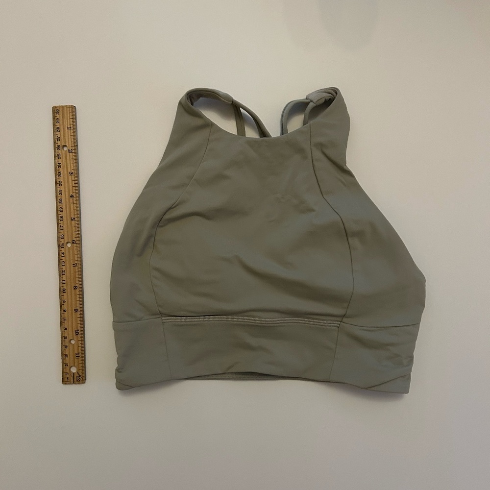 Gray Lulu Lemon Crop Top